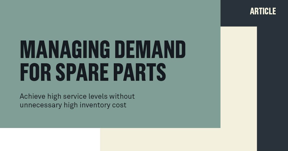 How to Develop a Spare HP Printer Parts Stocking Risk Value Strategy