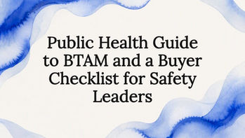 Decorative BTAM public health guide title card