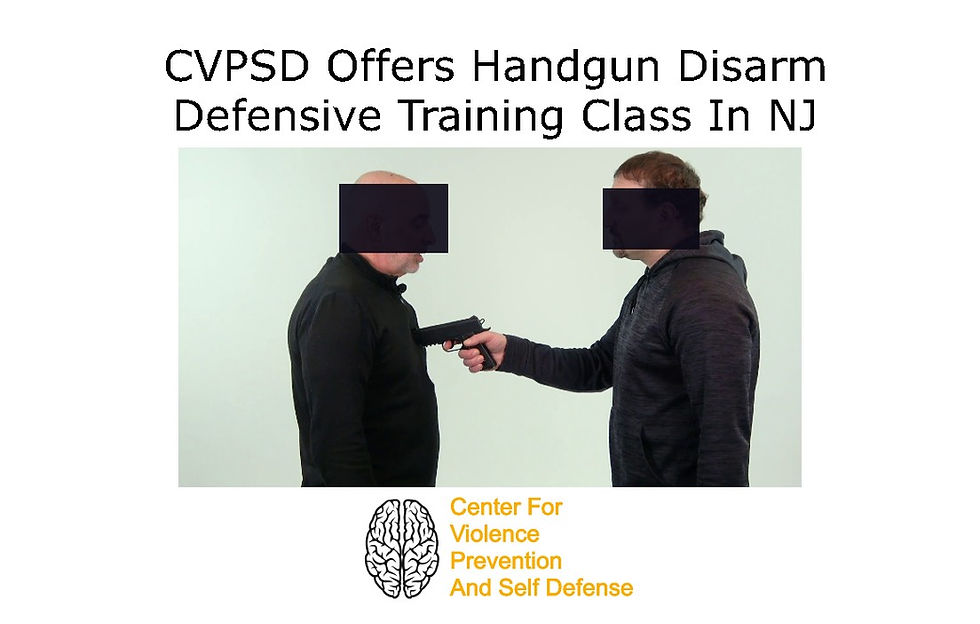 CVPSD Offers Handgun Disarm Defensive Training Class In NJ