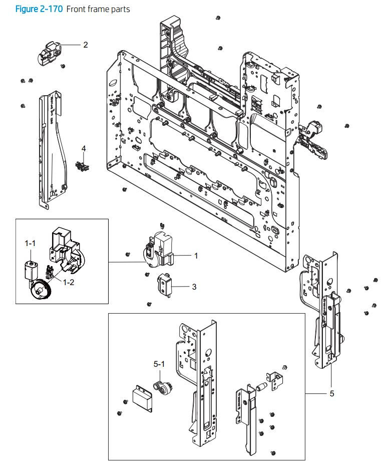 HP Color E77422 E77428 Laser Printer Diagrams Diagrams