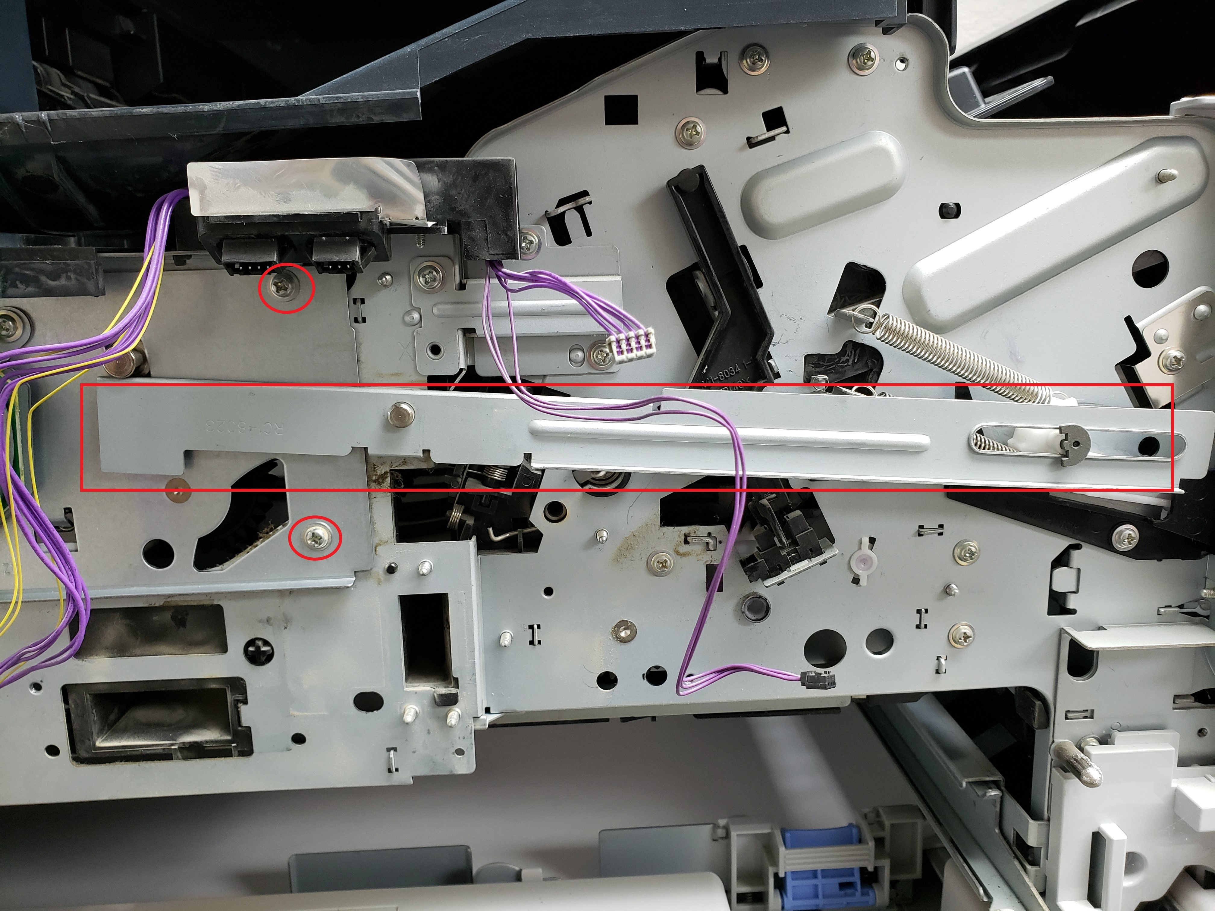 HP LaserJet M712 M725 M5025, M5035 Printer Vibration Grinding or