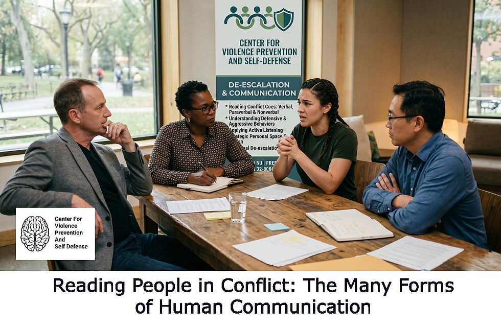 Reading People in Conflict: The Many Forms of Human Communication