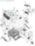 9. HP M575 Internal Components 3 of 6 printer parts diagram