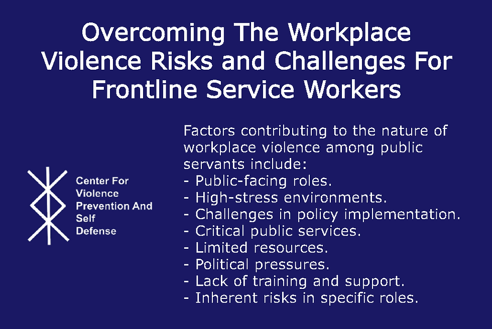 Overcoming The Workplace Violence Risks and Challenges For Frontline Service Workers