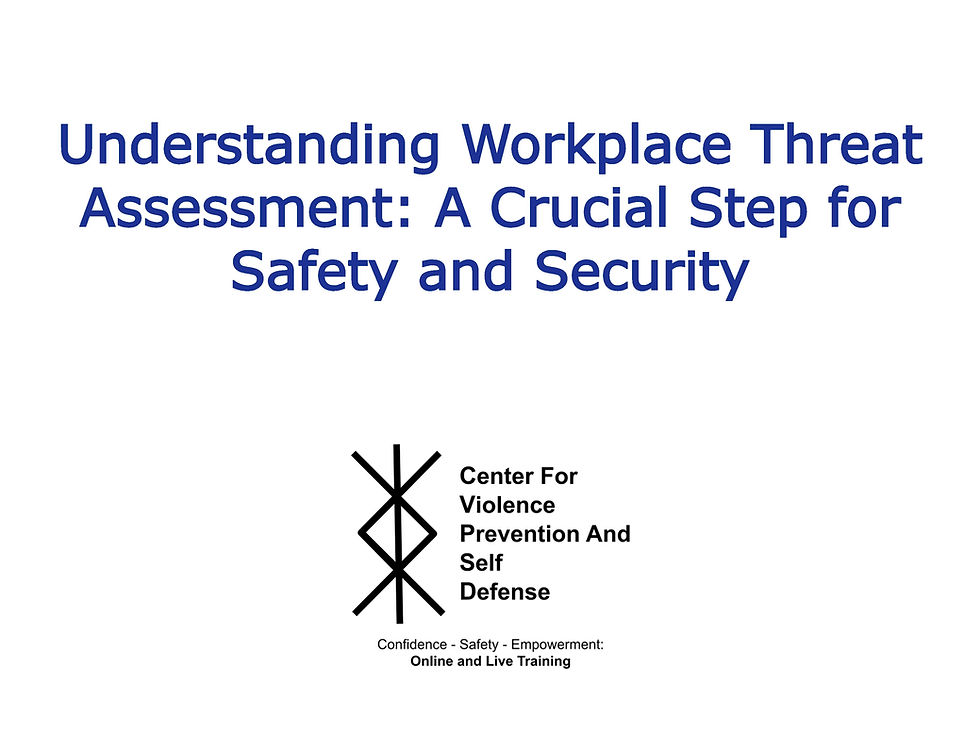 Understanding Workplace Threat Assessment: A Crucial Step for Safety and Security