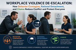 Workplace Violence De-Escalation: How Behavior Contagion, Rational Detachment, and Choice Reduce Conflict