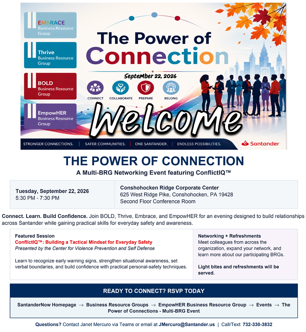 Be Part of Santander’s Power of Connection, a Special multi-BRG Networking Event