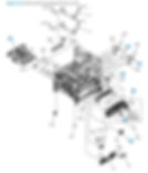 26. HP M776zs Printer internal assemblies 6 of 9 printer parts diagram