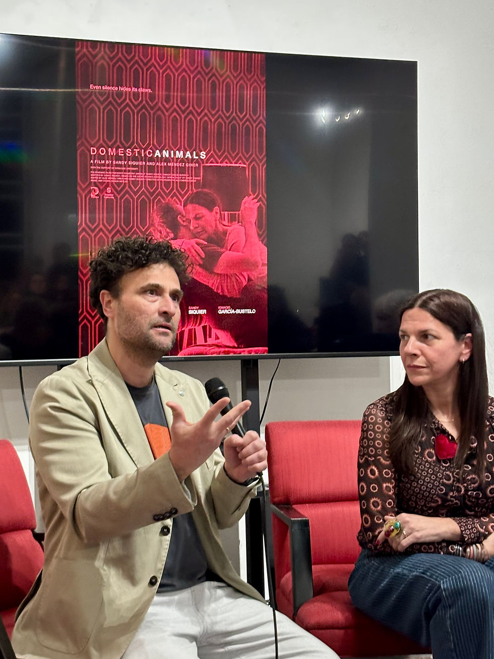 Alex Mendez Giner speaks during the panel conversation