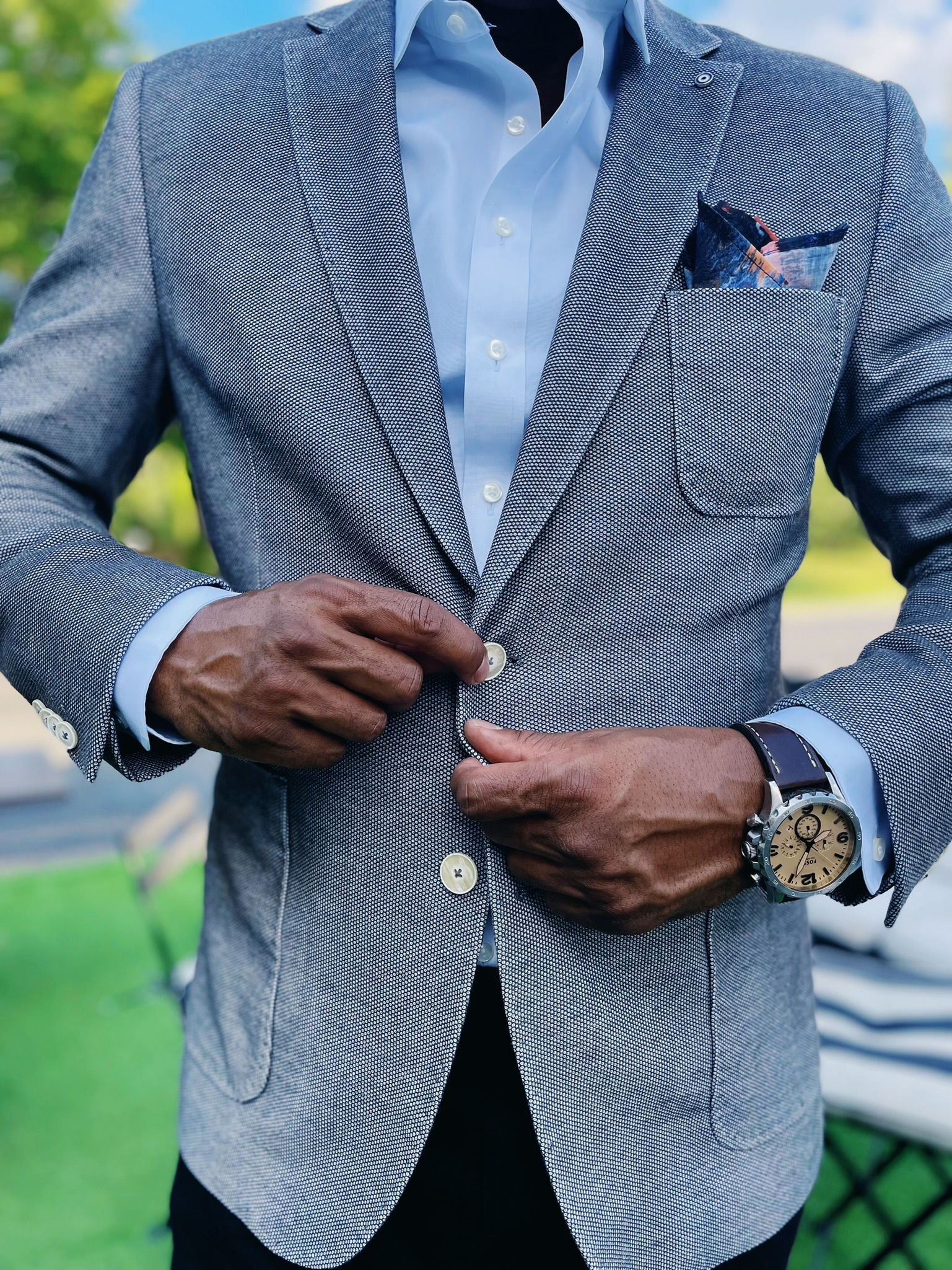 Grey Industry Classic Stretch Blazer