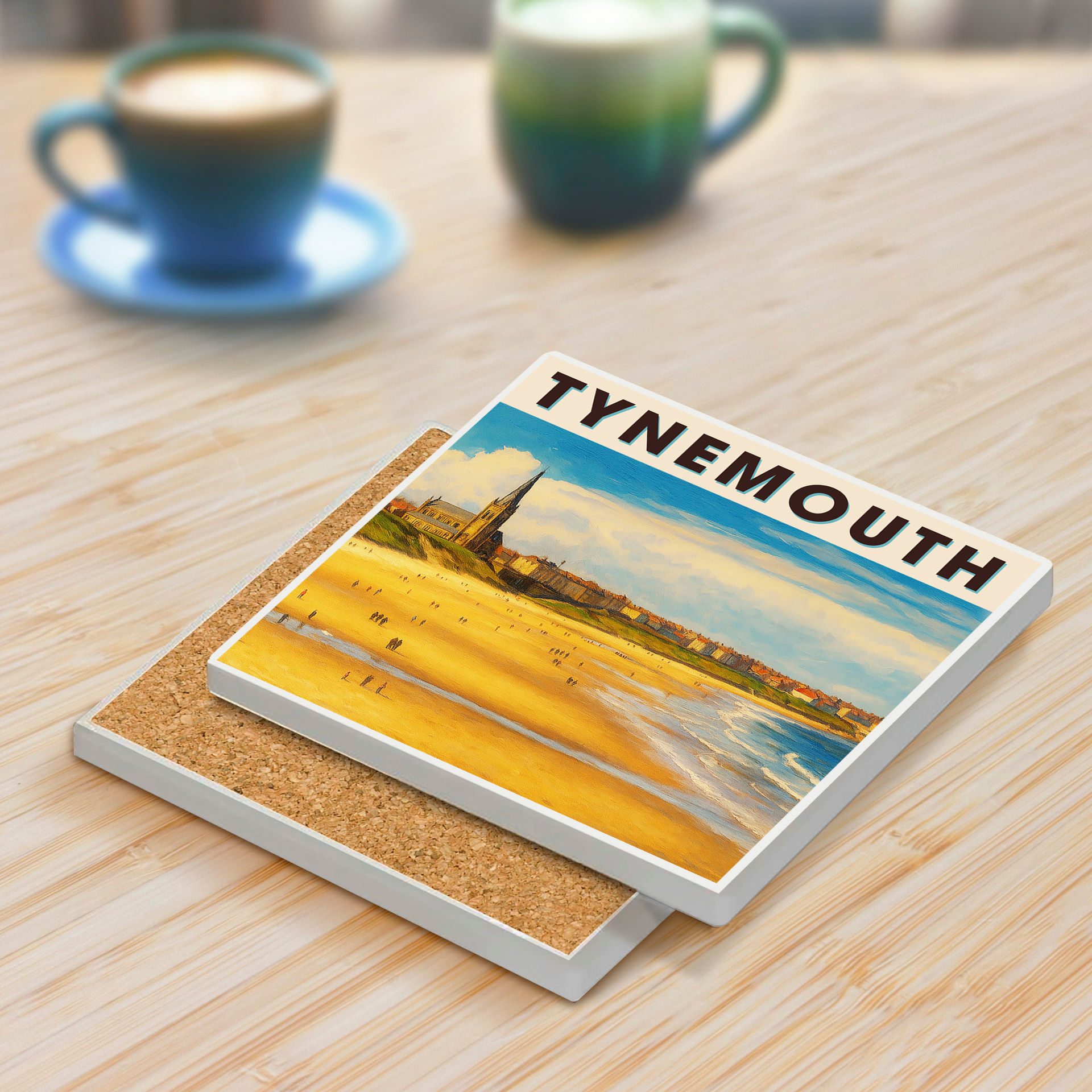 Tynemouth ceramic coaster