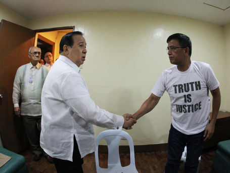 Faeldon surrenders to senate