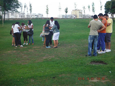 Caça ao tesouro no parque da Paz - Almada