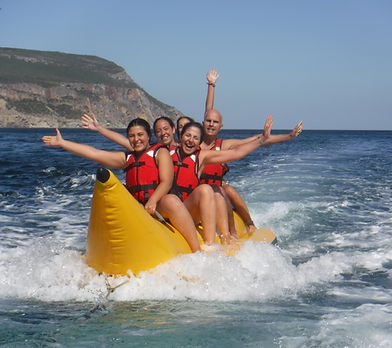 Ski Banana em Troia