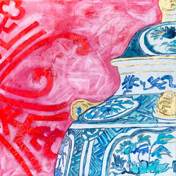 Elle Ford China Vase - Pigments