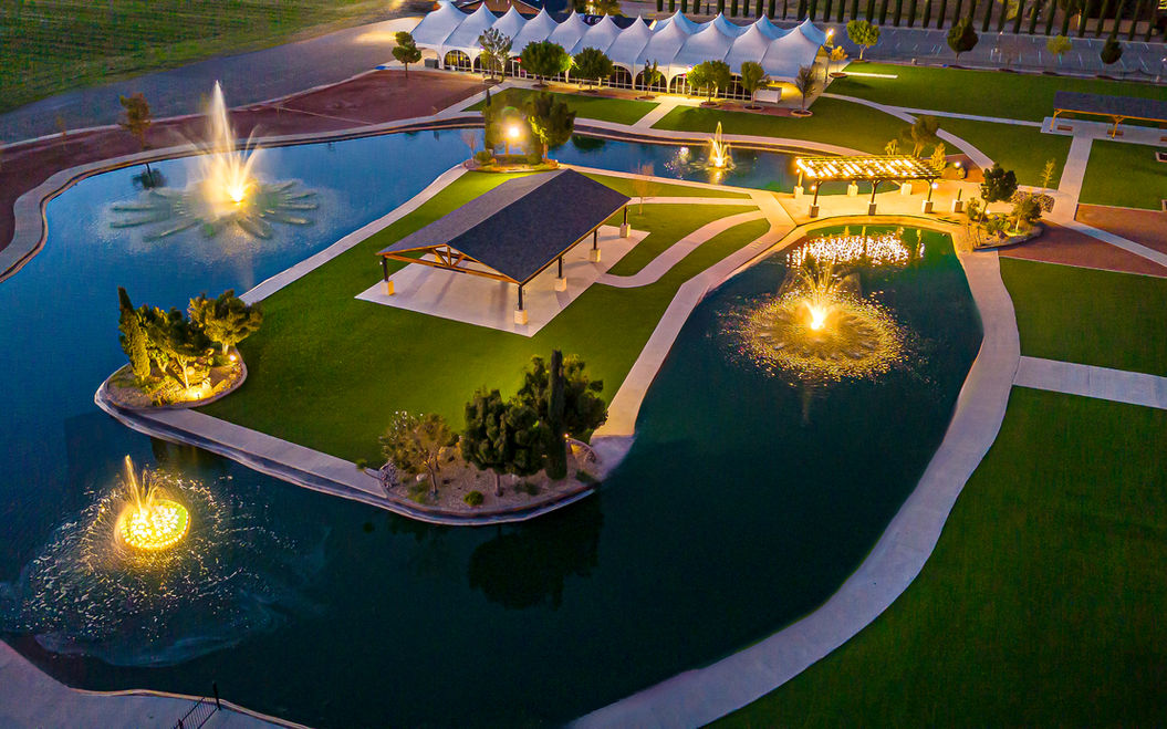 Grace Gardens Pond Island Pavilion