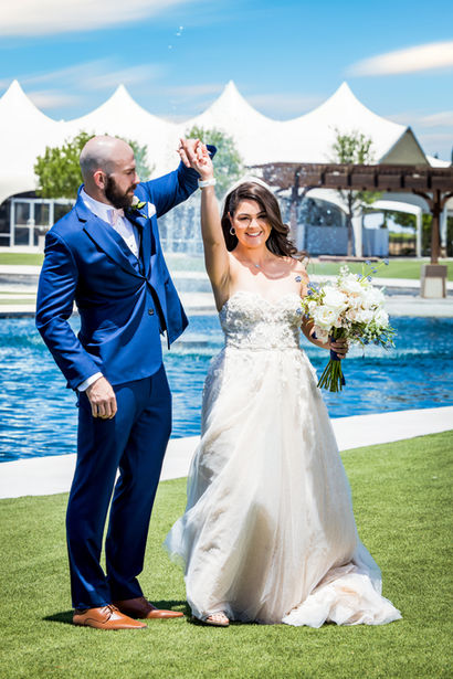 Pond Island Pavilion | Grace Gardens Event Center | El Paso Texas | Wedding