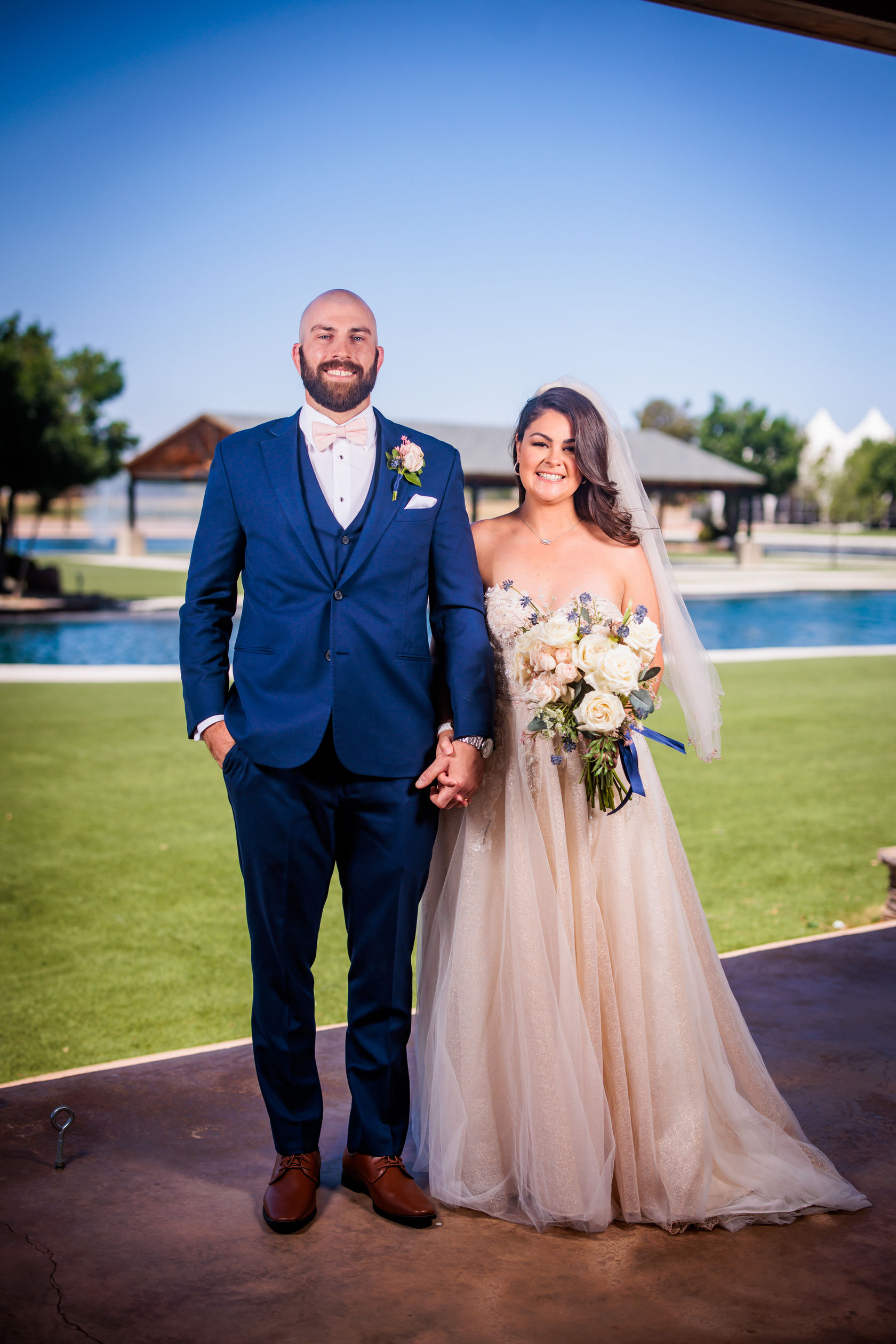 Pond Island Pavilion | Grace Gardens Event Center | El Paso Texas | Wedding