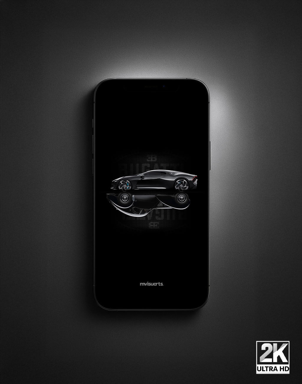 Wallpaper 2K Bugatti La Voiture Noire – El arte de lo intocable