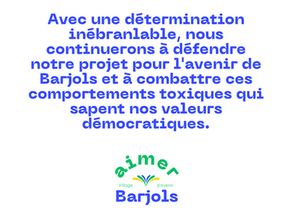 La justice fera le reste. Barjols mérite mieux.