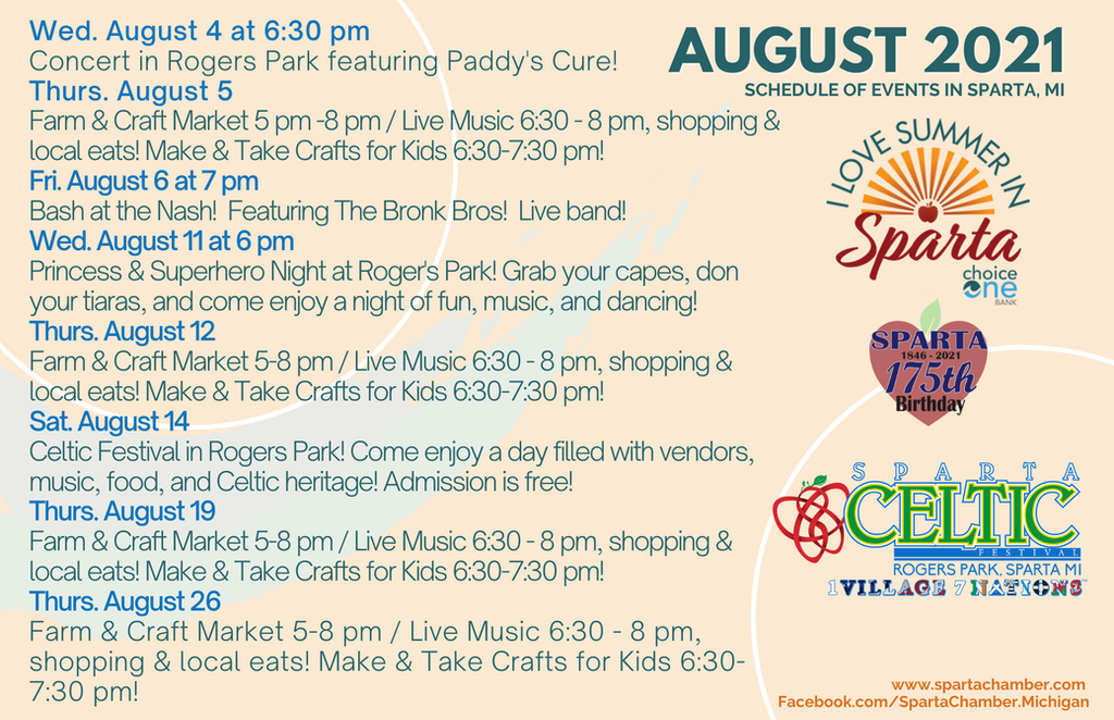 Sparta TODAY Chamber Things to do Festival Fair Event