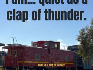 A red caboose
