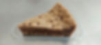 Pedaço de torta cookie recheado com Nutella