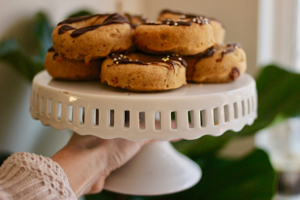 healthy amazing banana donuts
