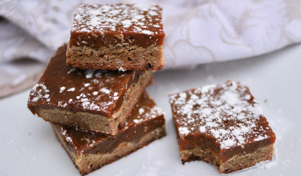 vegan grain-free pumpkin pie bars