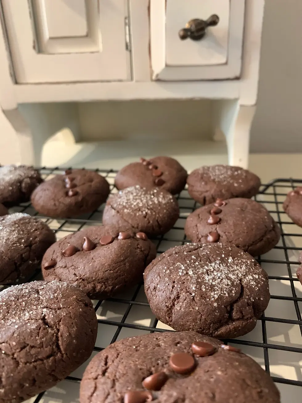 chocolate spicy mexican mocha easy gluten-free vegan cookies