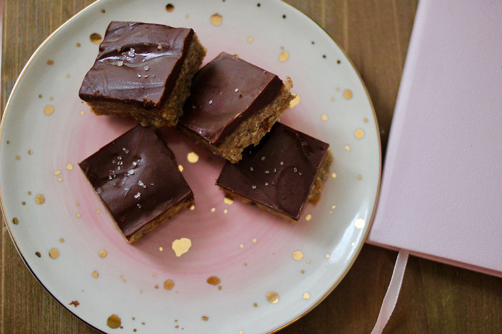 vegan gluten-free no bake candy bars chia oat chocolate bars