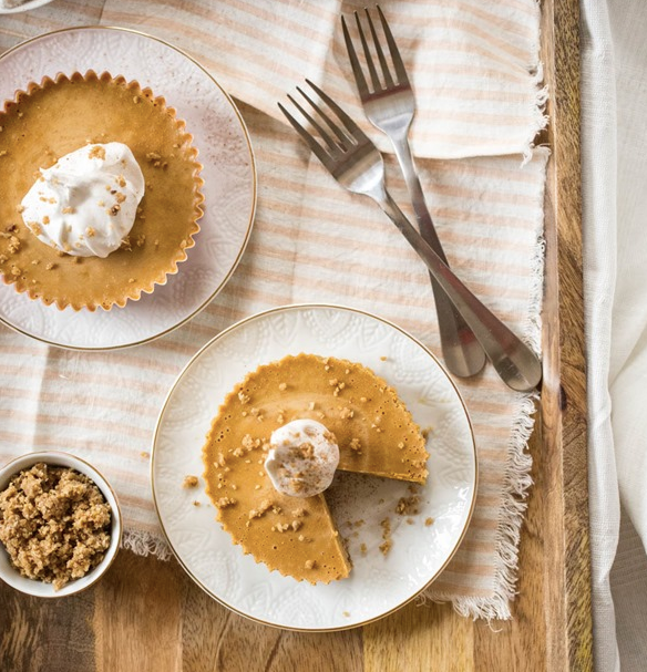 mini pumpkin tarts