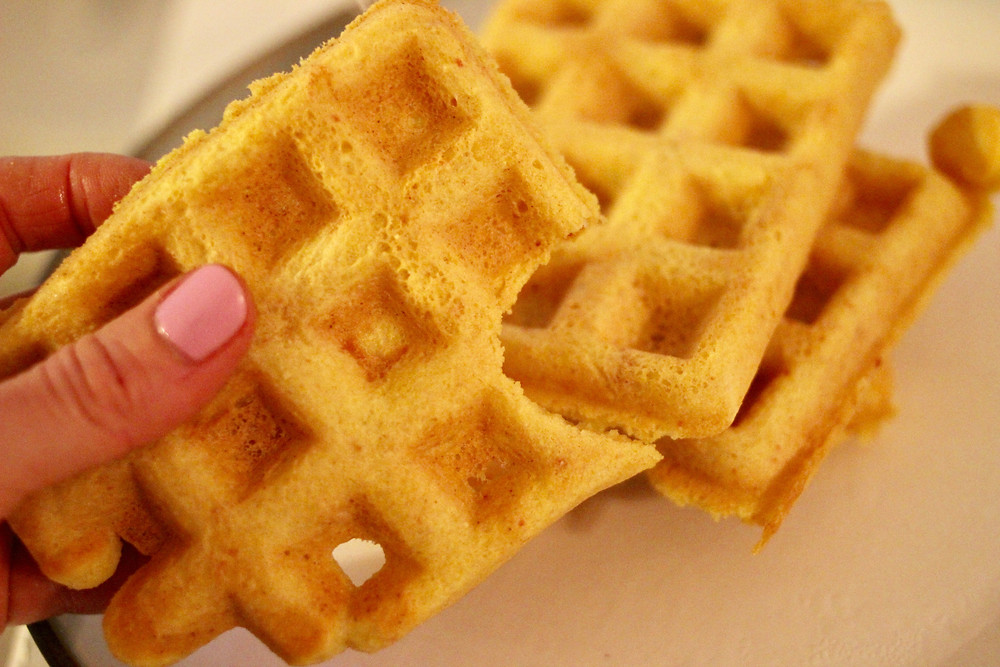 grain-free aip turmeric waffles