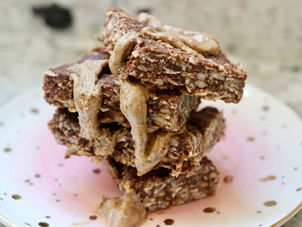 Cacao Almond Butter No-Bake Bars