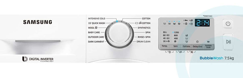 Thumbnail: SAMSUNG 7.5 kg Front Load Washing Machine (WW75J4213IW)