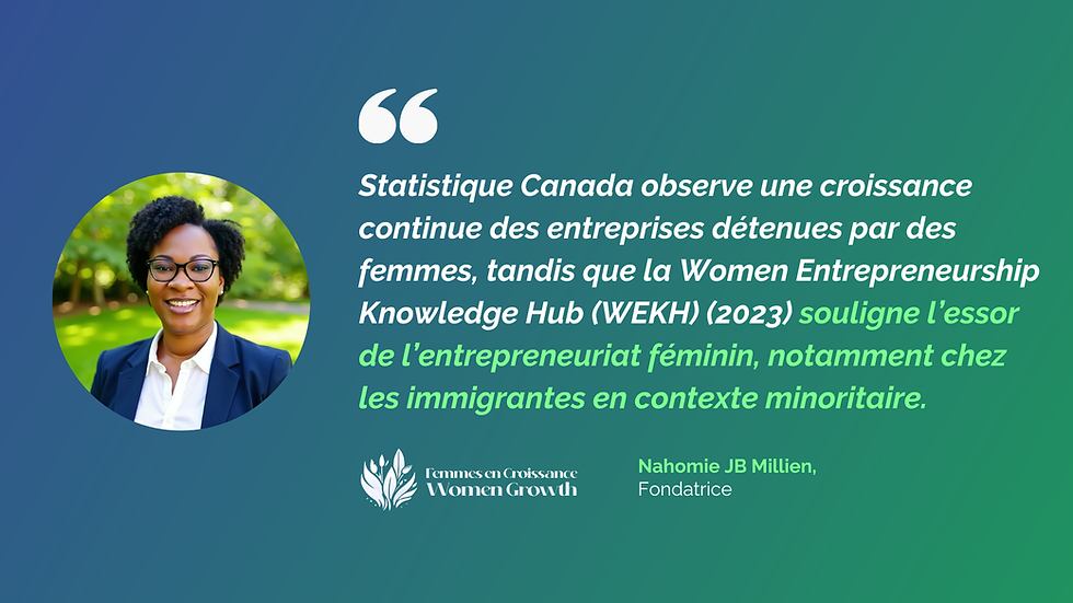 L’ascension des femmes francophones dans l’entrepreneuriat : défis et leviers de croissance