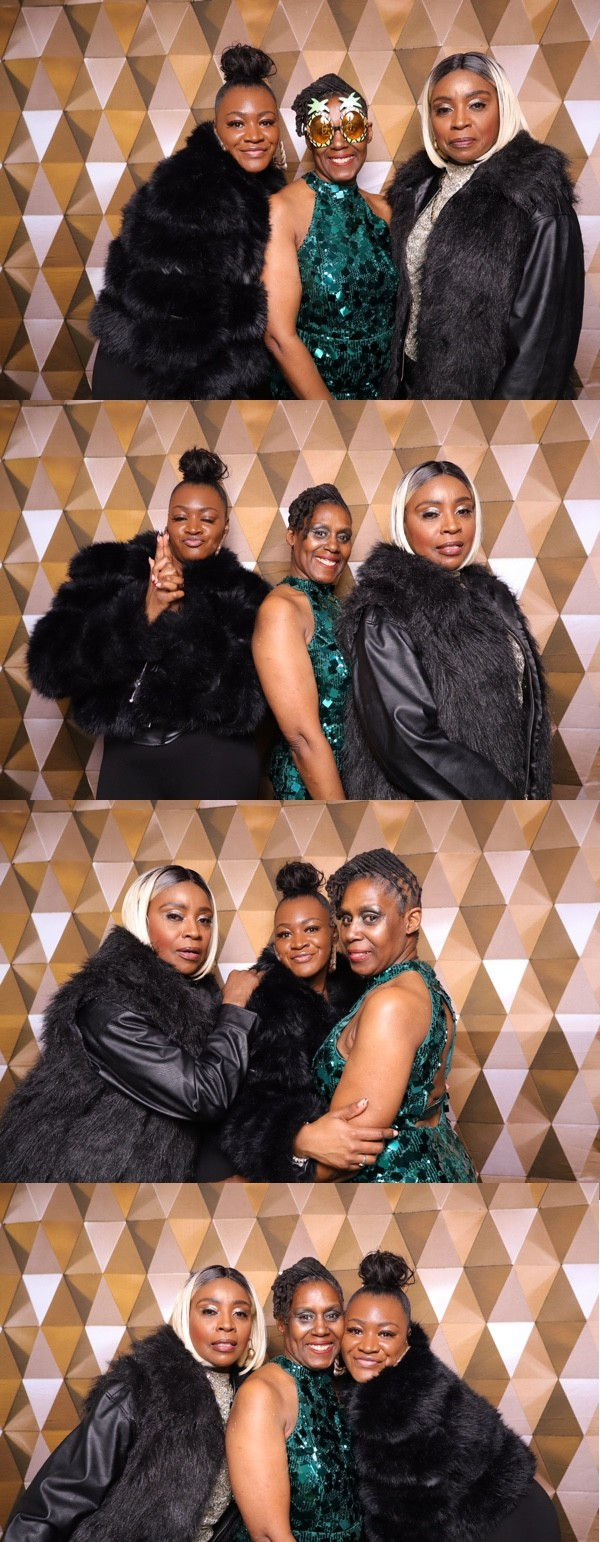 Premium DSLR selfie photobooth based in Slough, featuring British and Indian wedding guests posing against a vibrant modern backdrop with fun props, a multi-photo sequence, digital download access, and 2x6 photo strips.