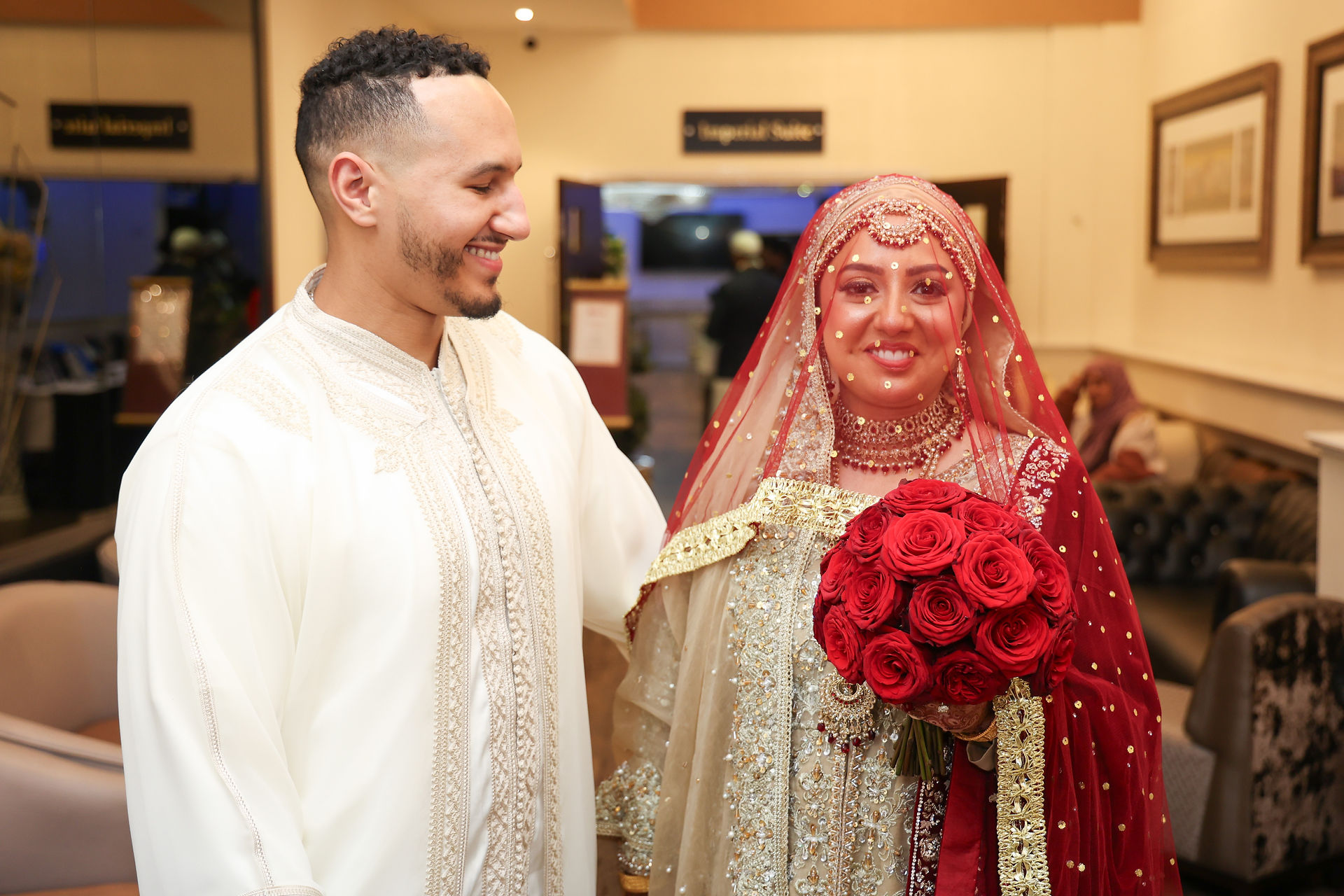 Muslim wedding at Royal Nawaab in Perivale London