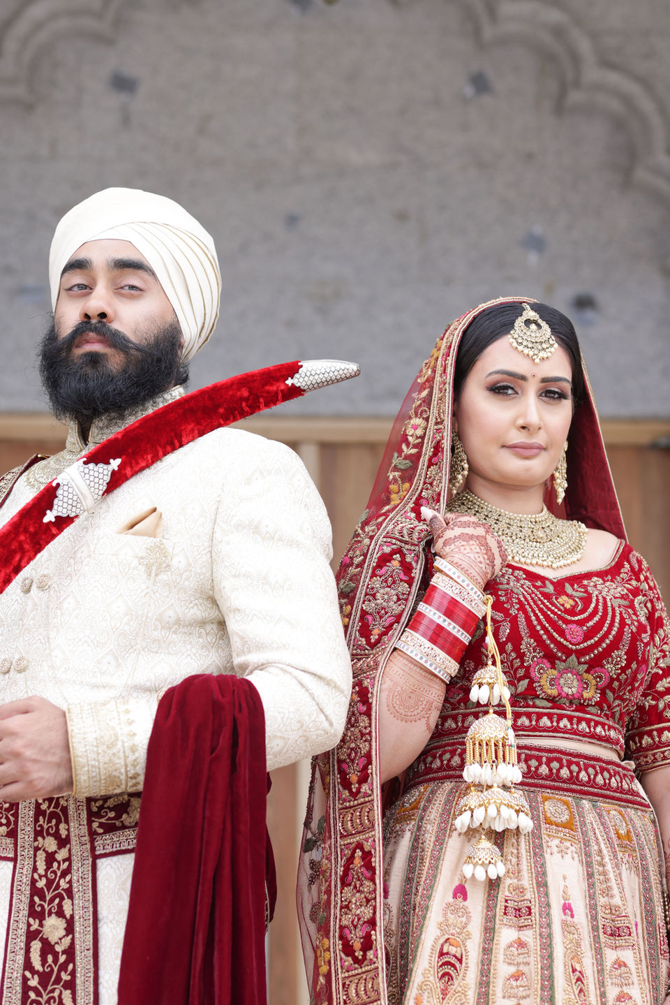 Sikh couple photoshoot after the wedding