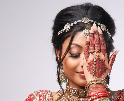 Hindu bride portrait