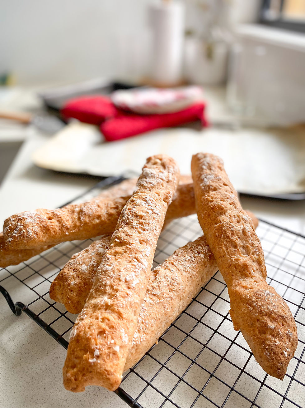 Gluten Free Ciabatta Breadsticks