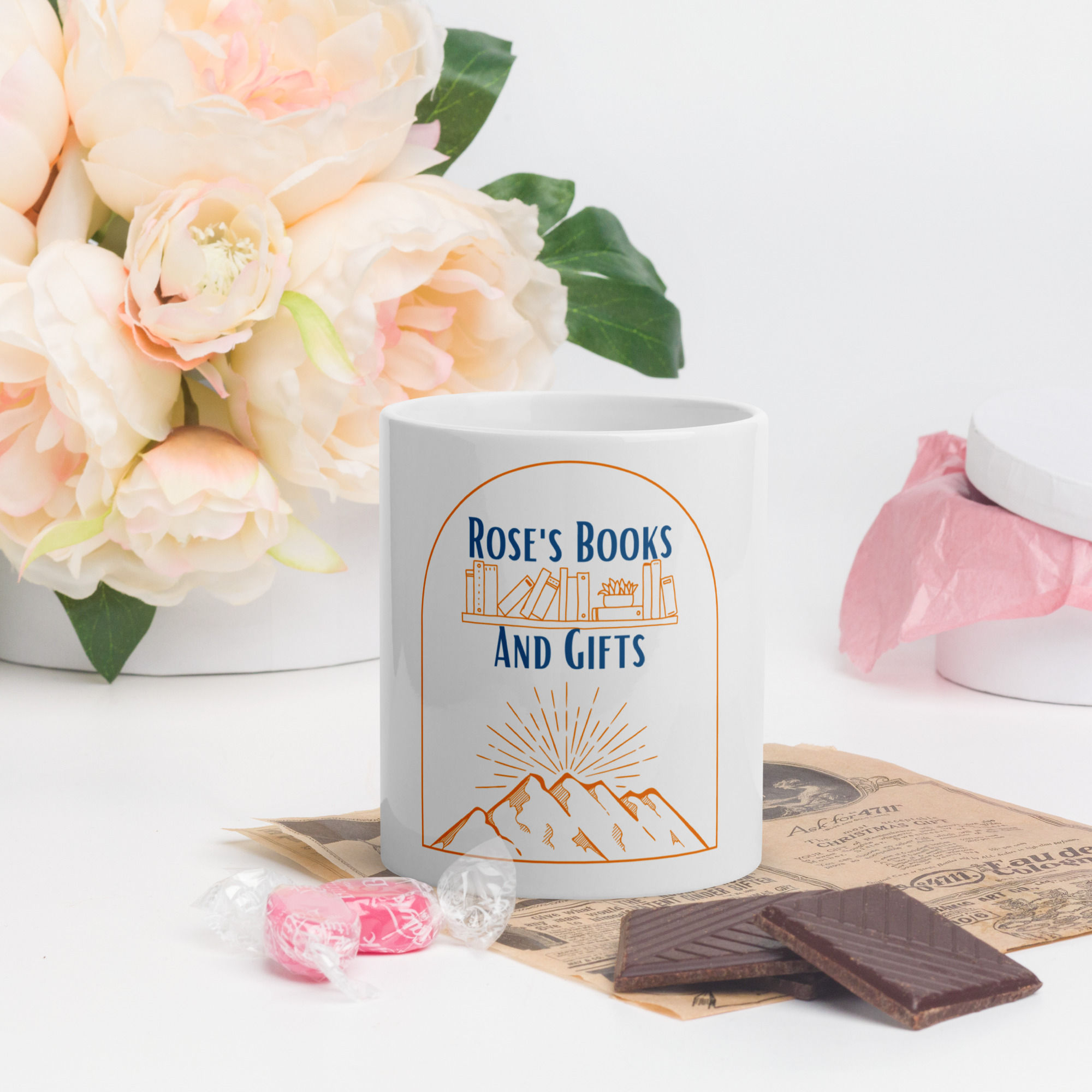 Rose's Books And Gifts Mug