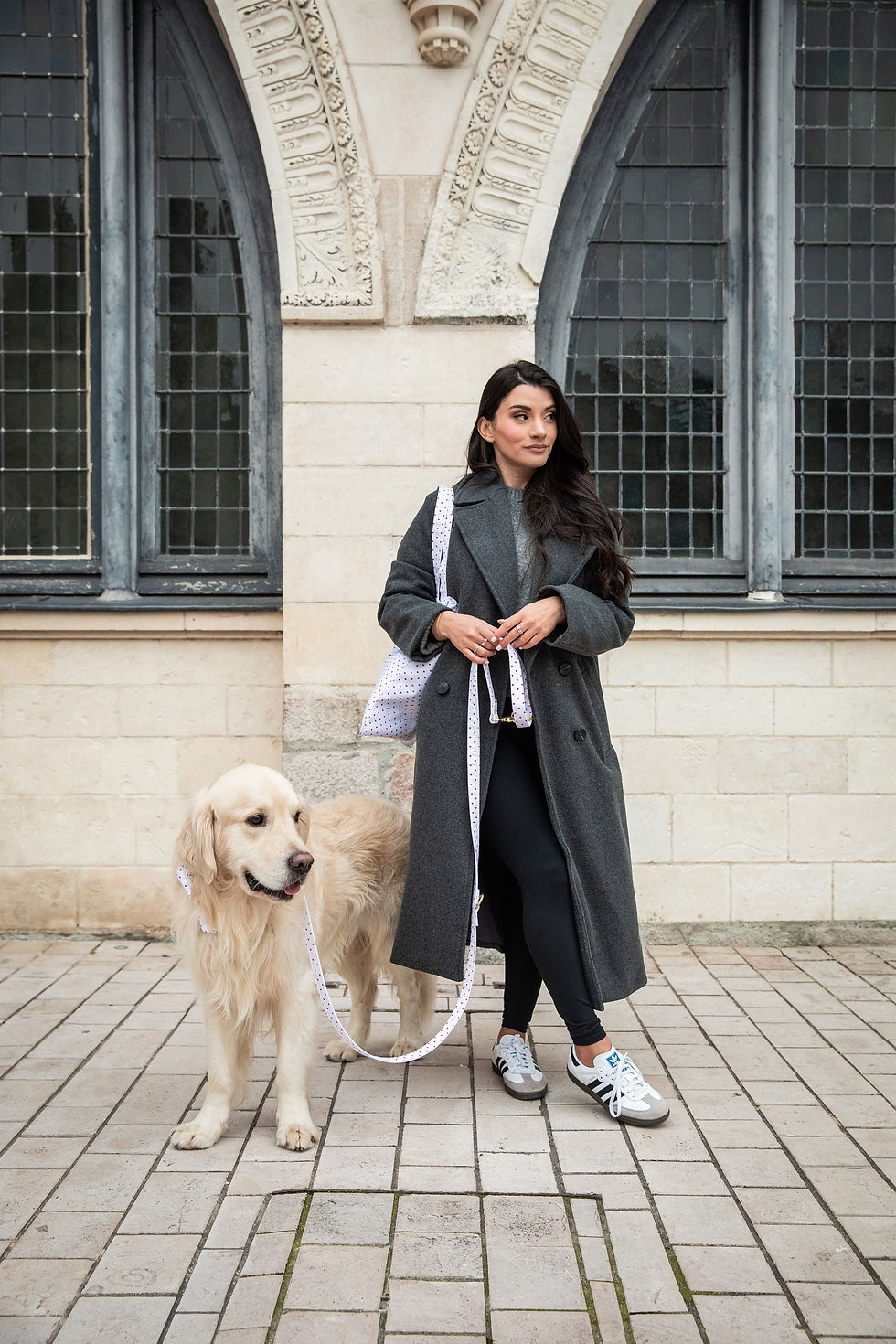 Miniature : Laisse Pompon&Pets - tissu imperméable