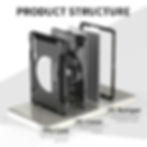 Thumbnail: USP Rugged Samsung Galaxy Tab S11 Ultra (14.6") Case Black  HDTS9ULTRA