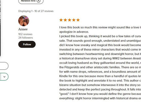 Estate Sale gets a new review!