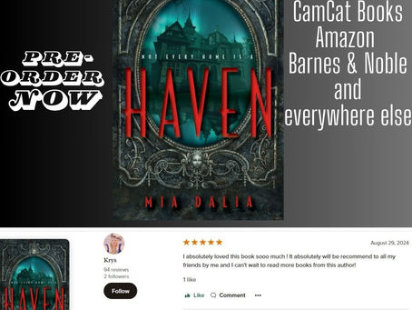 Early readers are loving Haven!!!