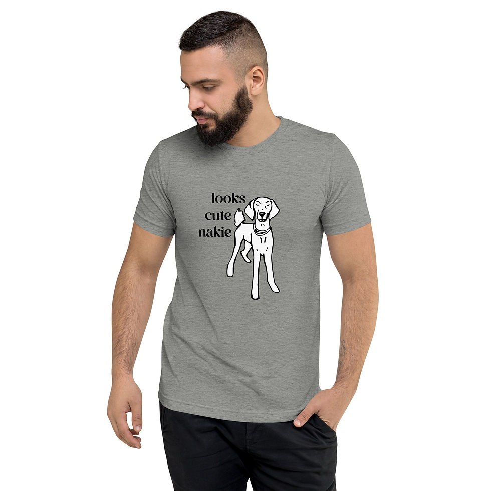 Thumbnail: T-Shirt | Looks Cute Nakie Poodle Shirt | Men | Women | Unisex