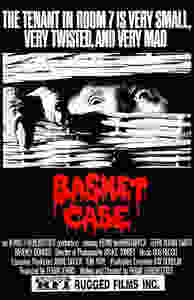 The front cover of the horror movie Basket Case