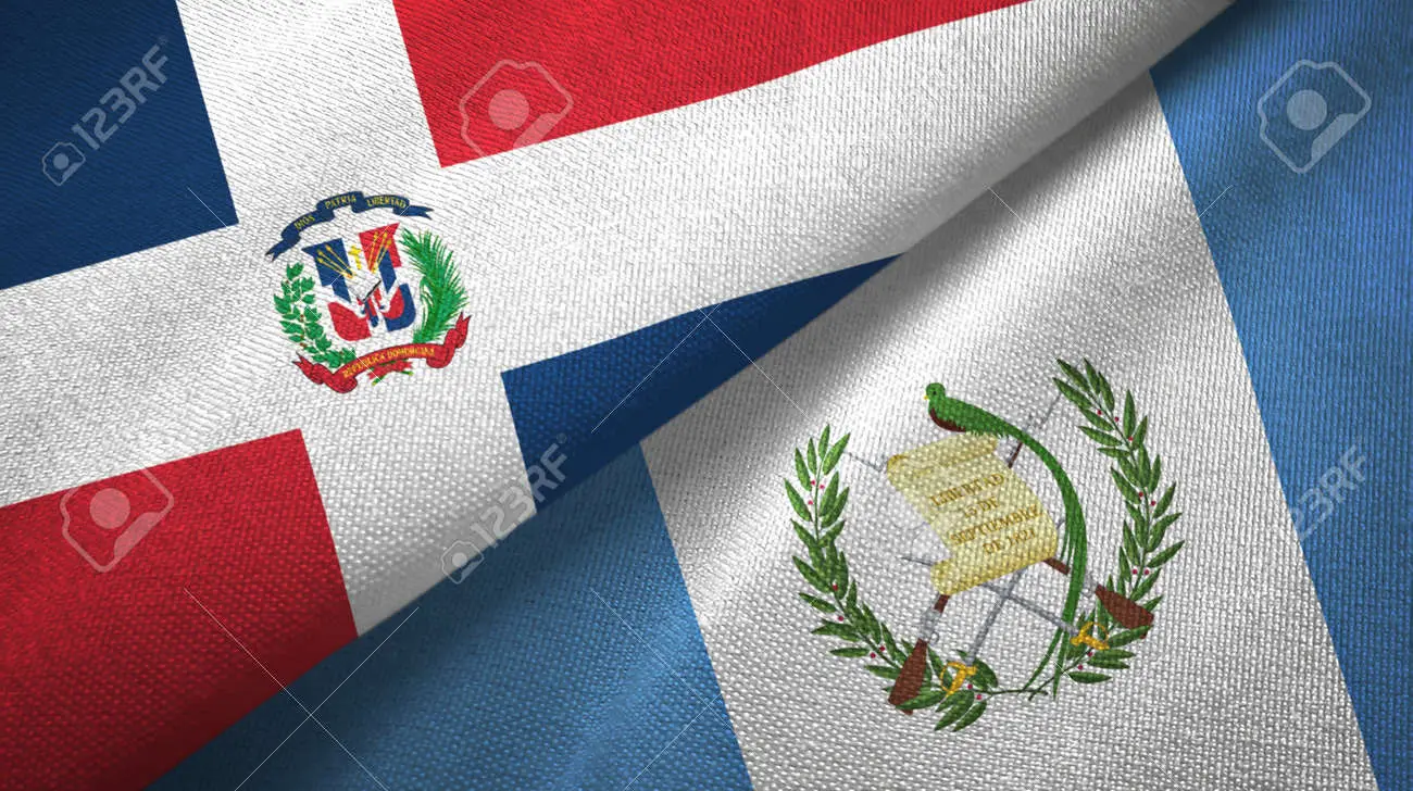 122330259-dominican-republic-and-guatemala-two-flags-textile-cloth-fabric-texture.webp