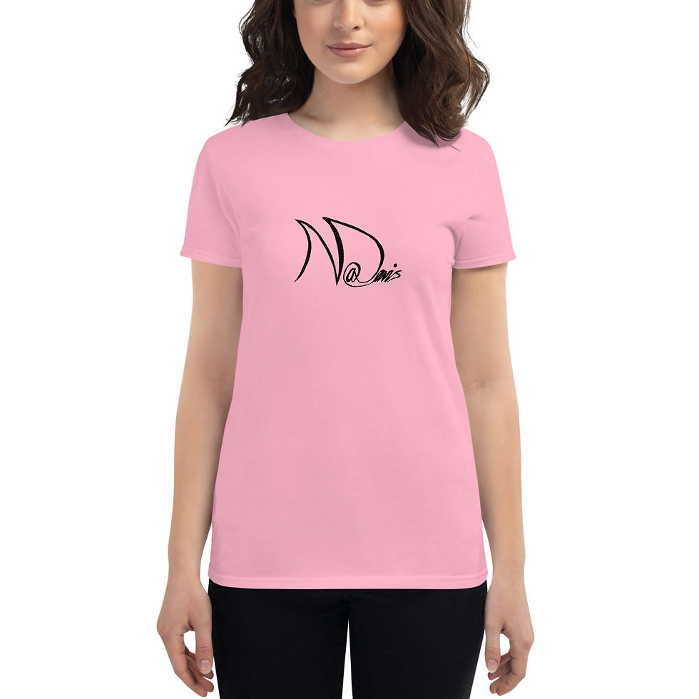 Thumbnail: Women's Fashion Fit t-shirt - Front & back design